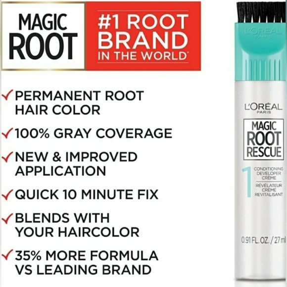 L'Oreal Paris Magic Root Rescue 10 min Hair Coloring Kit, 5 Midium Brown(2 pack) - Picture 10 of 10